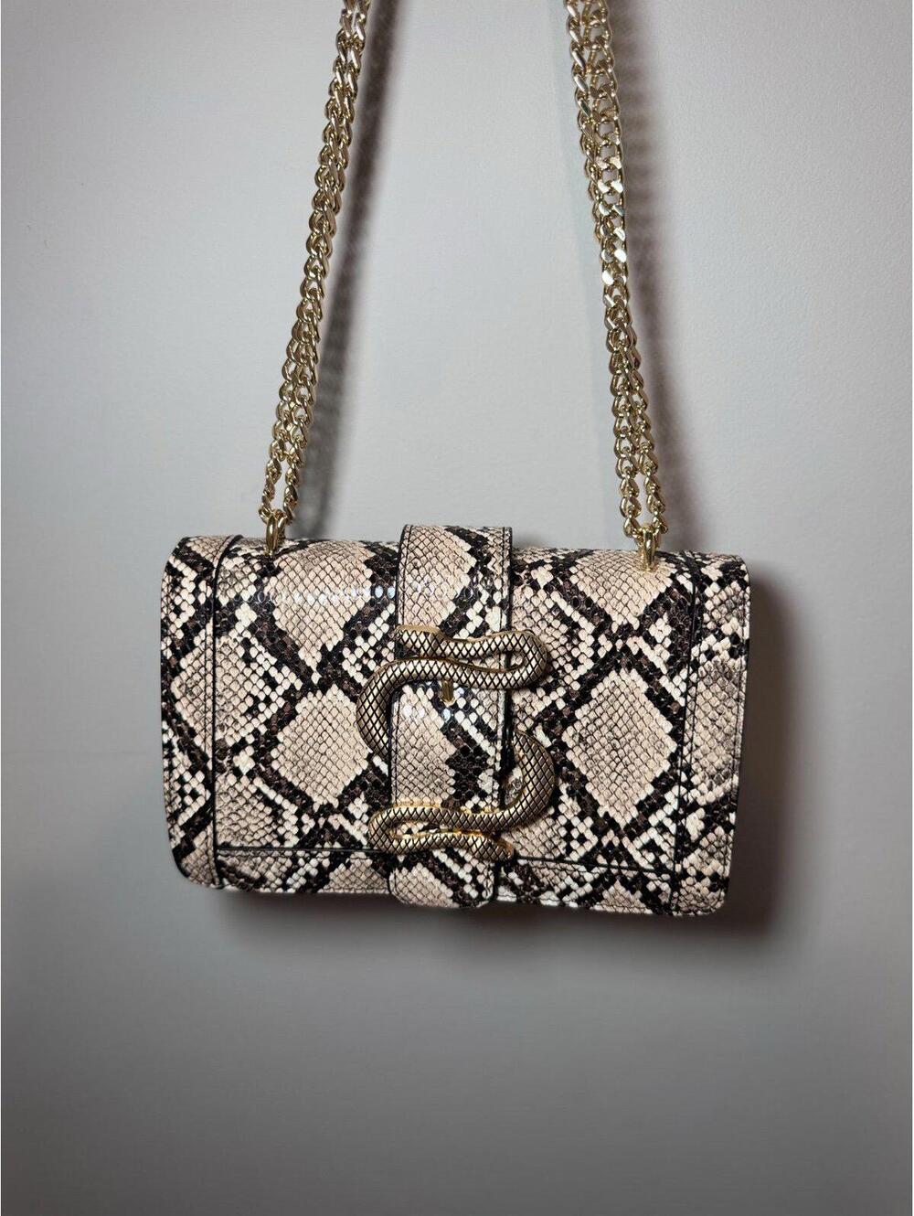 Snake print leather bag - Picture 4 of 6